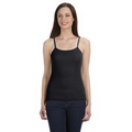 BELLA+CANVAS  Ladies' Baby Rib Spaghetti Strap Tank